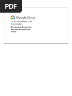 GCP Fund Module 7 Developing, Deploying, and Monitoring in The Cloud