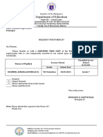 Department of Education: Grade School Year