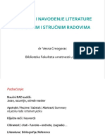 Citiranje i Navodjenje Literature u Naucnim i Strucnim Radovima(1)