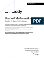 Iready at Home Activity Packets Teacher Math Grade 6 2020
