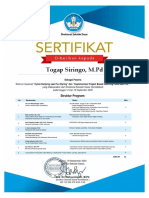 Togap Siringo, M.PD Sertifikat Webinar 15 & 16 - Pendidikan - Id