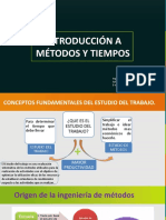 Introducción a métodos y tiempos de trabajo