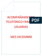 Acompañamiento Telefónico Familias