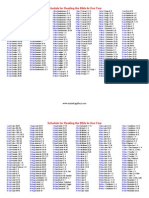 Bible Reading by Month