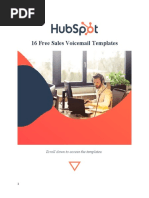 HubSpot - 16 Free Sales Voicemail Templates