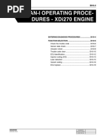 Scan-I Operating Proce-Dures - Xdi270 Engine