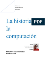 Historia y Evolución de La Computación