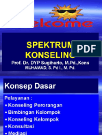 Spektrum Konseling: Prof. Dr. DYP Sugiharto, M.Pd.,Kons