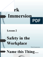 Lesson 2. Safety in The Workplace