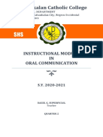 Learning Module 2 Oral Comm