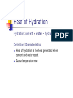 Heat of Hydration