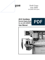 Penlon-Paragon AV-S-Ventilator - User Manual