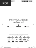 Introdução ao Estudo do Direito I