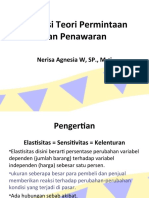 Elastisitas Penawaran Dan Permintaan