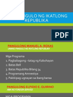 Mga Pangulo NG Ikatlong Republika