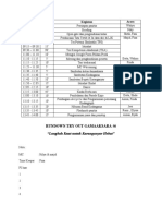 Rundown Try Out