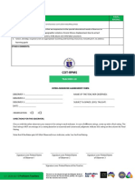 COT RPMS Inter Observer Agreement Form For T I III For SY 2020 2021 in The Time of COVID 19