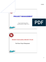 Project Management: Project Manager & Project Team