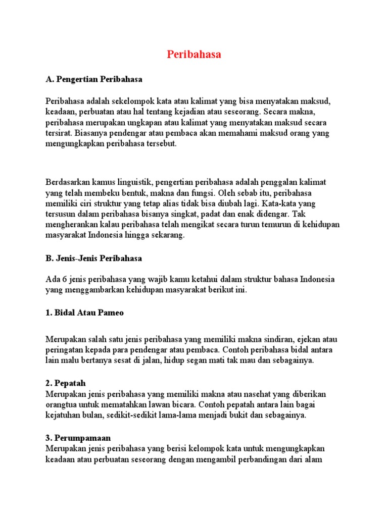Peribahasa Pdf