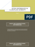 Generation Differences in Workplace Diversity
