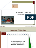 Relevant Costs For Decision Making: Mcgraw-Hill /irwin