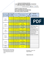 Jadwal Pengawas Usbk 1920