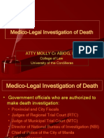 Medico-Legal Investigation of Death