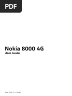 User Guide Nokia 8000 4g User Guide