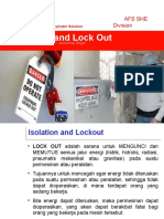 Isolation & Lockout overview - AFS