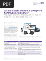 Omnipcx Enterprise Communication Server Datasheet en