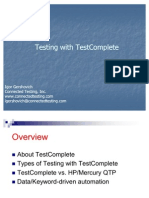 Testing with TestComplete v2