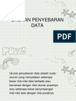 UKURAN PENYEBARAN DATA