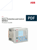 Motor Protection and Control REM615: Product Guide