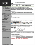 Grade 10 Evidence of Evolution Lesson Plan | PDF | Evolution | Biology