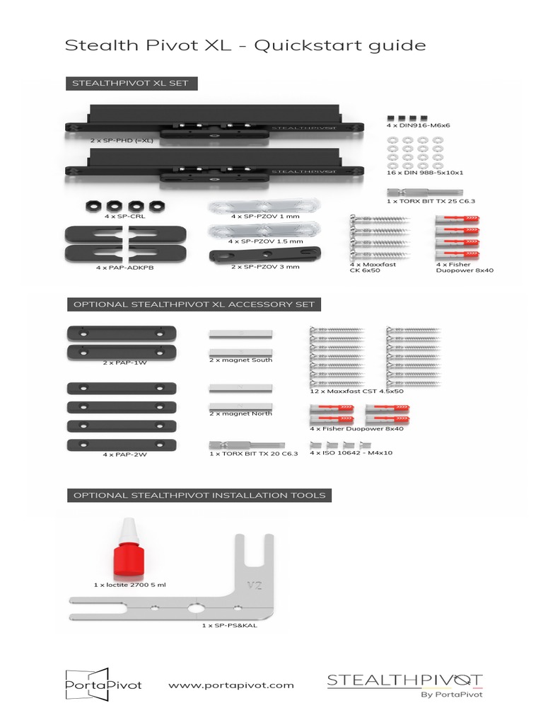 Stealthpivot XL v2 Quickstart Guide | PDF