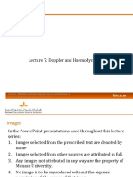 Lecture 7 Doppler and Haemodynamics