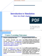 1 Introduction to Simulation 2020 S