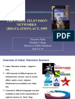 The Cable Television Networks Regualtion Act 195