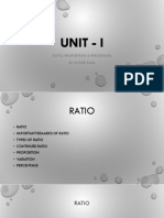 Ratio Proportion Percentage