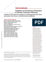 Circulation: 2019 ACC/AHA Guideline On The Primary Prevention of Cardiovascular Disease: Executive Summary