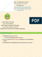 Measurement Error Analysis and Statistical Tools