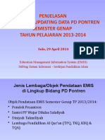 2-Penjelasan Format Data Pontren Sem Genap 2013-2014