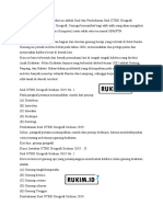 SOAL DAN PEMBAHASAN UTBK GEOGRAFI 2019 - Rukim - Id