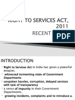 Right To Services Act, 2011