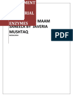 Assignment of Industrial Uses of Enzymes