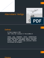 Alternobaric Vertigo 
