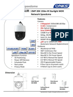 CNC-335-W20-SLIR:: 3000-Series IP Speedome