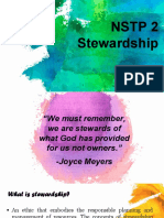 NSTP 2 Stewardship Stewardship