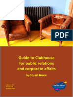 Guide to Clubhouse for PR and Corporate Affairs - Stuart Bruce