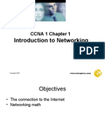 Introduction To Networking: CCNA 1 Chapter 1